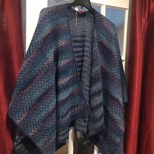 Missoni wool poncho